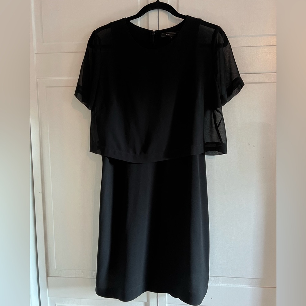 Black BCBG knee length dress size M
